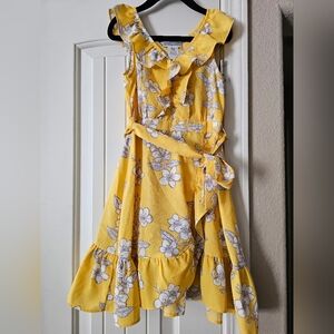 Yellow Floral Dress